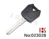 가와사키 바이크 용 트랜스 폰더 키 쉘 (왼쪽 홈, 로고 포함)